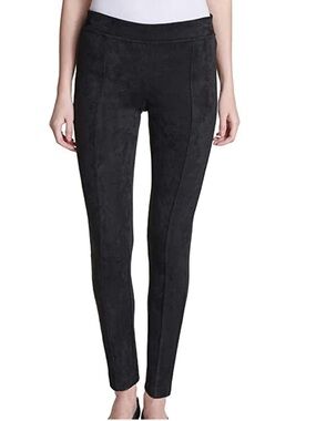 Andrew Marc high-waisted faux-suede leggings